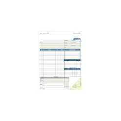 Adams 2-Part Carbonless Invoices, 8" x 11", 100 Sets/Book (NC2817)