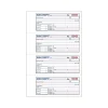 Adams 3-Part Carbonless Receipts Hardbound Book, 2.75"L x 7"W, 200 Forms/Hardbound Book (TCH1185)