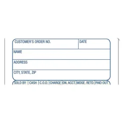 Adams 2-Part Carbonless Sales Orders, 7.19"L x 3.34"W, 50 Sets/Book (DC3705)