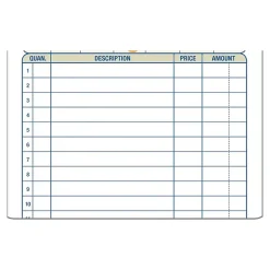 Adams 2-Part Carbonless Sales Orders, 4.19"W x 7.19"L, 50 Sets/Book, 3 (DC4705-3)