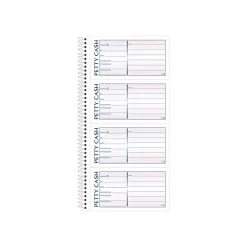 Adams 2-Part Petty Cash Carbonless Receipts Book, 2.75" x 5", 200 Forms/Book (ABF SC1156)