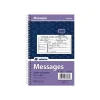 Adams Phone Message Pad, 5.5" x 8.5", Ruled, White, 100 Sheets/Pad (SC8603D)