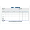 Adams Time Sheets, 100/Pad, 2 Pads/Pack (ABF 9507ABF)