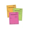Adams While You Were Out Memo Pads, 4.25" x 5.5", Assorted Colors, 50 Sheets/Pad, 6 Pads/Pack (9711NEON)