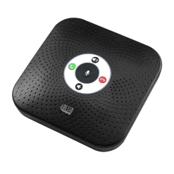 Adesso 360° Xtream S8 Conference Call Bluetooth/Wired Speaker with Microphone and USB 3.0 Hubs, Black