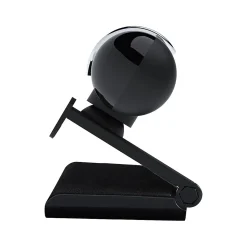 Adesso CyberTrack HD 2560x1440 Webcam, 4 Megapixels, Black/Silver (CYBERTRACKH7)