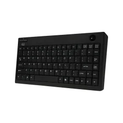 Adesso EasyTouch Mini Trackball Wired Keyboard, Black (AKB-310UB)