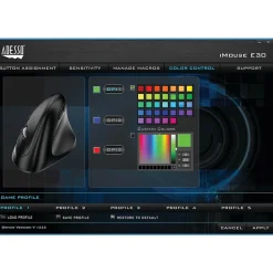 Adesso iMouse E30 Wireless Advanced Optical Mouse, Black