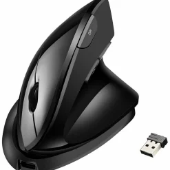 Adesso iMouse V30 Wireless Ergonomic Vertical Optical Mouse, Black (IMOUSEV30)