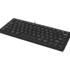 Adesso SlimTouch Mini Wired Gaming Keyboard, Black (AKB-111UB)