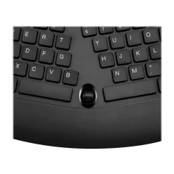 Adesso Tru-Form Media Ergonomic Keyboard, Black (AKB-160UB)