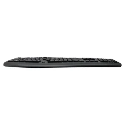Adesso Tru-Form Media Wireless Ergonomic Keyboard and Optical Mouse Combo, Black (WKB-1600CB)
