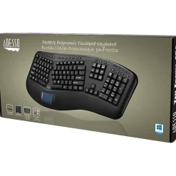 Adesso Tru-Form Wired Keyboard, Black (AKB-450UB)