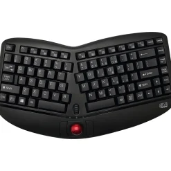 Adesso Tru-Form Wireless Keyboard, Black (WKB-3150UB)
