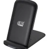 Adesso 10W Max Qi-Certified 2-Coil Foldable Wireless Charging Stand for Qi Capable Devices, Black (AUH-1020)
