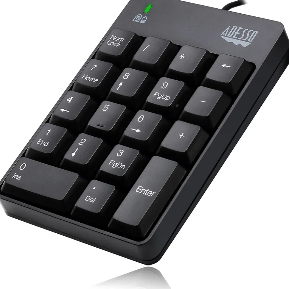 Adesso Wired Keypad, Black (AKB-601UB)