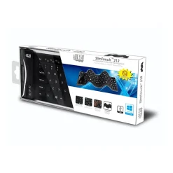 Adesso® Wired Waterproof Flex Keyboard, Black