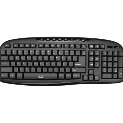 Adesso Wireless Keyboard and Optical Mouse Combo, Black (WKB-1330CB)