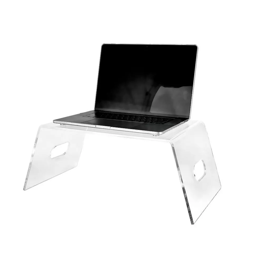 AdirHome Acrylic Laptop/Monitor Stand, Clear (516-CLR)