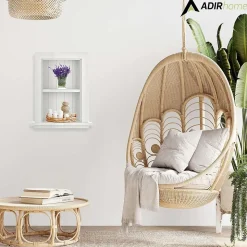 AdirHome 1-Shelf Recessed Wall Mount Shelf, 19