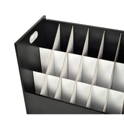 AdirOffice 21-Slot Mobile Roll File Cabinet, 28.5