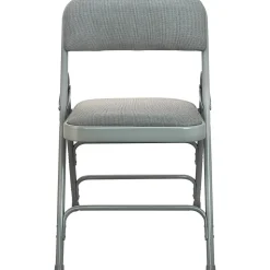 Advantage Gray Padded Folding Chairs, 4/Pack (DPI903F-GG-4)