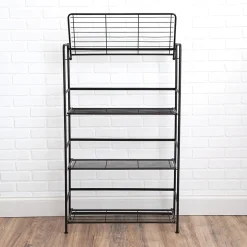 Advantus FlipShelf 4-Shelf Metal Unit, 26.5