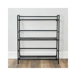 Advantus FlipShelf 3-Shelf Steel Rack, 30.5