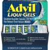 Advil Liqui-Gels Pain Reliever/Fever Reducer, Solubilized Ibuprofen 200mg, 2/Packet, 50 Packets/Box (016902)