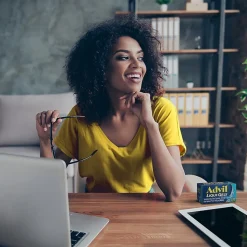 Advil Liqui-Gels Pain Reliever/Fever Reducer, Solubilized Ibuprofen 200mg, 2/Packet, 50 Packets/Box (016902)