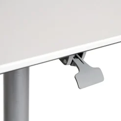 AIRLIFT XL Pneumatic Sit-Stand Mobile Desk Cart, Height-Adjustable from 27.1 to 41.9, White