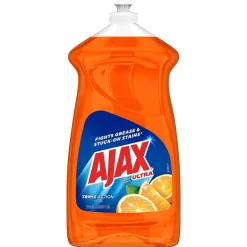 Ajax Triple Action Liquid Dish Soap, Orange, 52 oz., 6/Carton (149860)