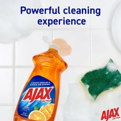 Ajax Triple Action Liquid Dish Soap, Fruity, 28 oz. (144678)