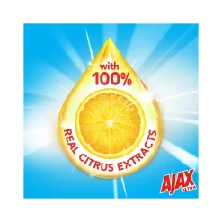 Ajax Ultra Super Degreaser Dish Soap, Lemon, 52 fl. oz., 6/Carton (149861CT)