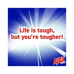 Ajax Ultra Super Degreaser Dish Soap, Lemon, 52 fl. oz., 6/Carton (149861CT)