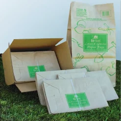 AJM Packaging 30 Gallon All Purpose Lawn and Leaf Standing Bag, Kraft, 50/Box (BAG RBR30105BO)