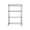 Alera Complete 4-Shelf Metal Unit, 48"W, Anthracite Black (ALESW604818BA)