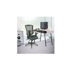 Alera Elusion Series Mesh Back Fabric Computer and Desk Chair, Black (ALEEL41ME10B)