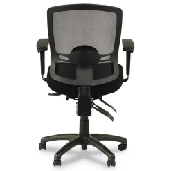 Alera Etros Series Mesh Back Fabric Computer and Desk Chair, Black (ALEET4017)