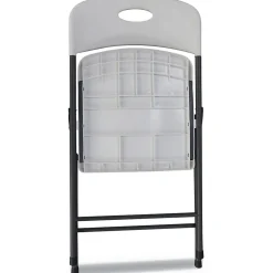 Alera Resin Office Folding Chair, White, 4/Carton (ALEFR9402)