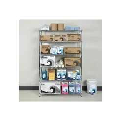 Alera 6-Shelf Commercial Wire Shelving Kit, 72