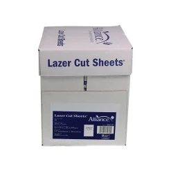 Alliance 8.5" x 11" Perforated Paper, 20 lbs., 92 Brightness, 500 Sheets/Ream, 5 Reams/Carton (30070)