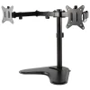 Allsop Adjustable Dual Monitor Arms, Up to 32" Monitor, Black (32628)