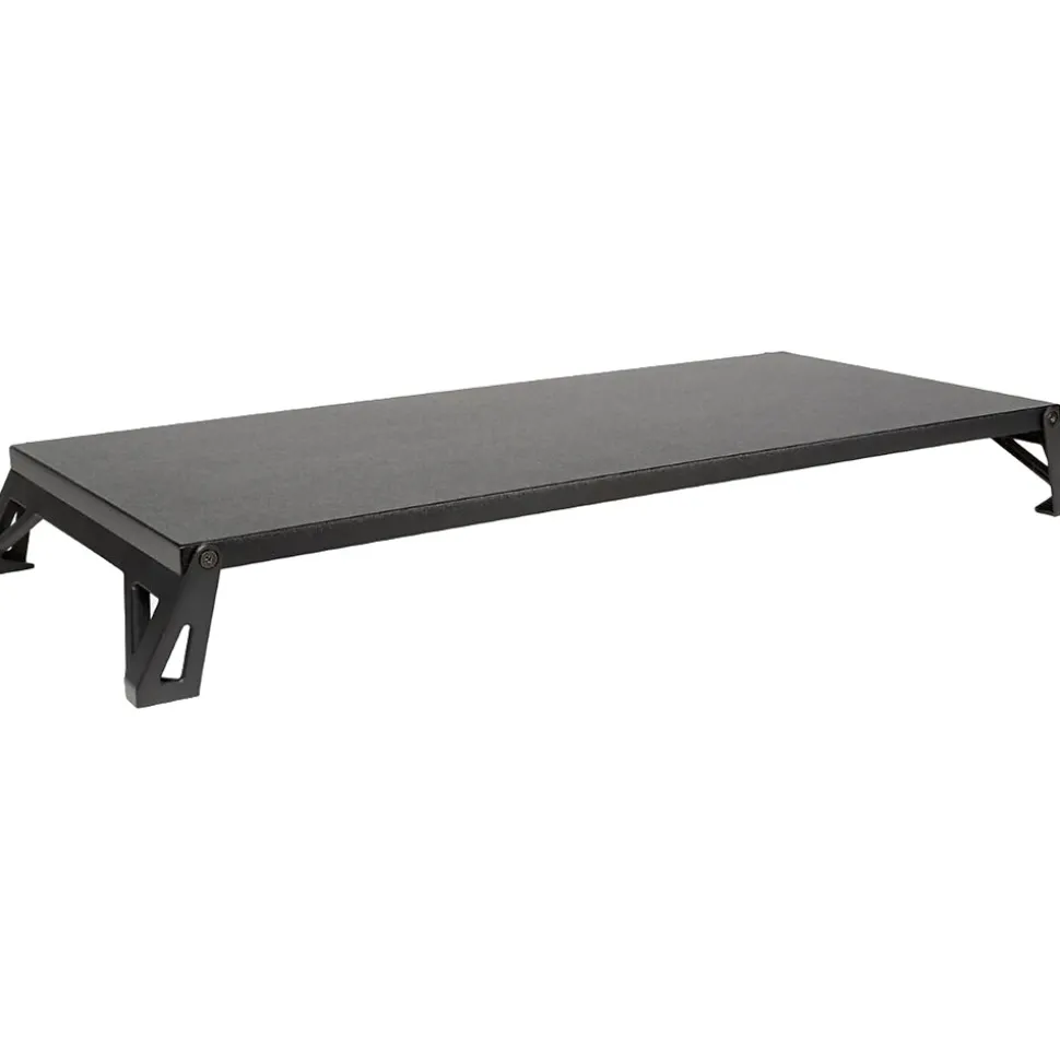 Allsop Lo Riser Adjustable Stands, Up to 32" Monitor, Black (32511)