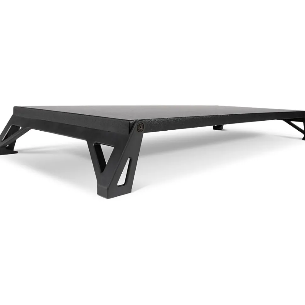 Allsop Lo Riser Adjustable Stands, Up to 32" Monitor, Black (32511)