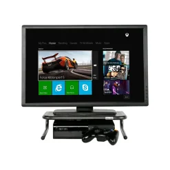 Allsop Metal Art Monitor Stand, Holds Up to 50 lbs., Black (ASP30336)