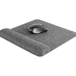 Allsop Premium Plush Foam Non-Skid Mouse Pad with Wrist Rest, Gray (32311)