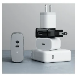 Alogic 2 Port 6W GaN Charger + USB-C Cable (WCG2X68SGR-US)