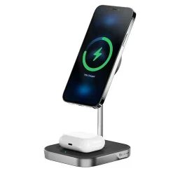 Alogic MagSpeed 2-in1 Wireless Charging Station (MSP21CS15W)