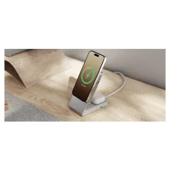 ALOGIC Matrix MagSafe Wireless USB-C Charging Stand for Multiple Brands, White (MSCDDWH)